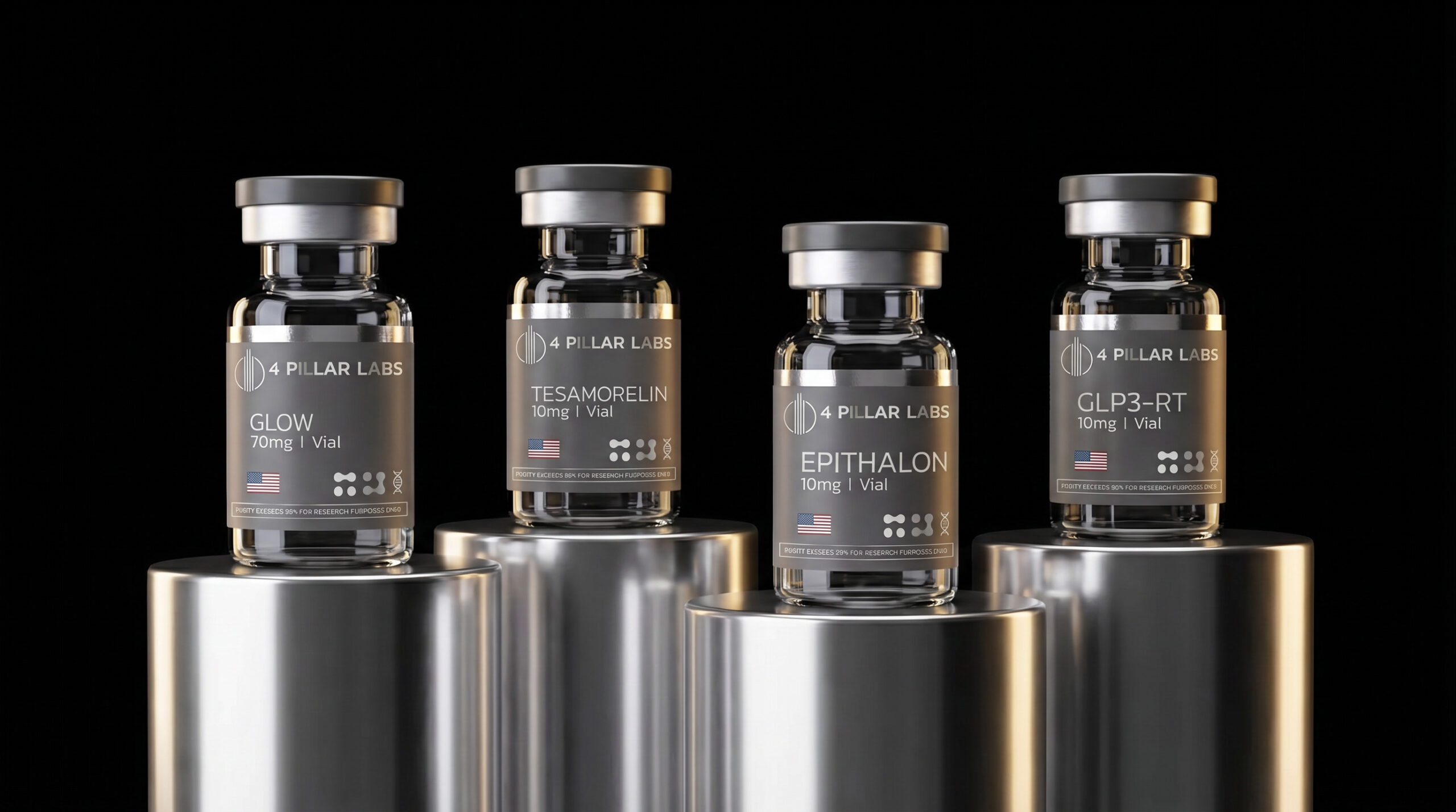4 Pillar Labs research vials